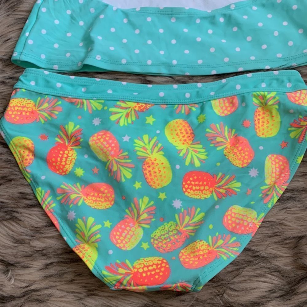 Girl’s Swimsuit Swimwear Tankini Two-piece 12 - Picture 7 of 9
